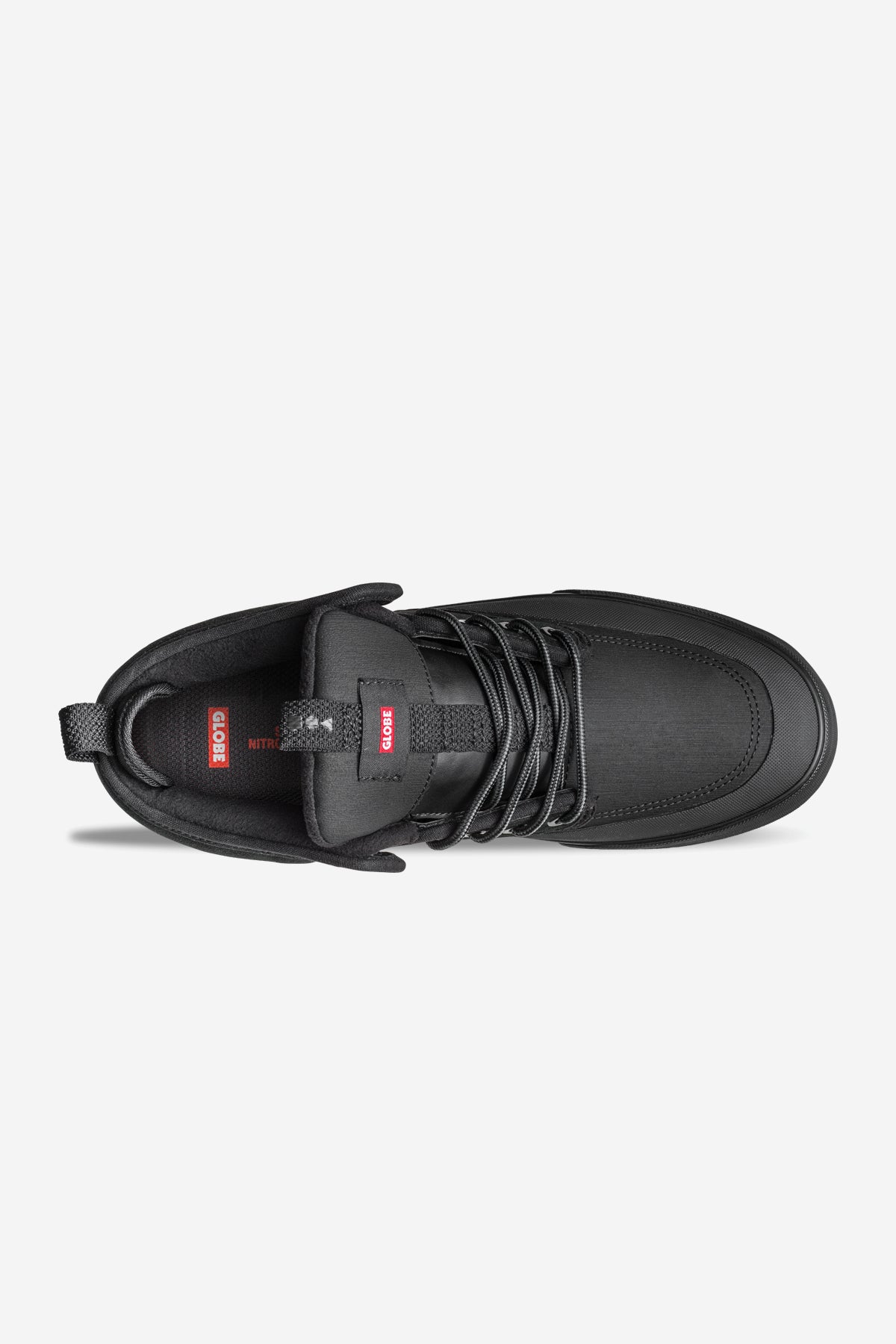 motley mid black black summit skate shoes