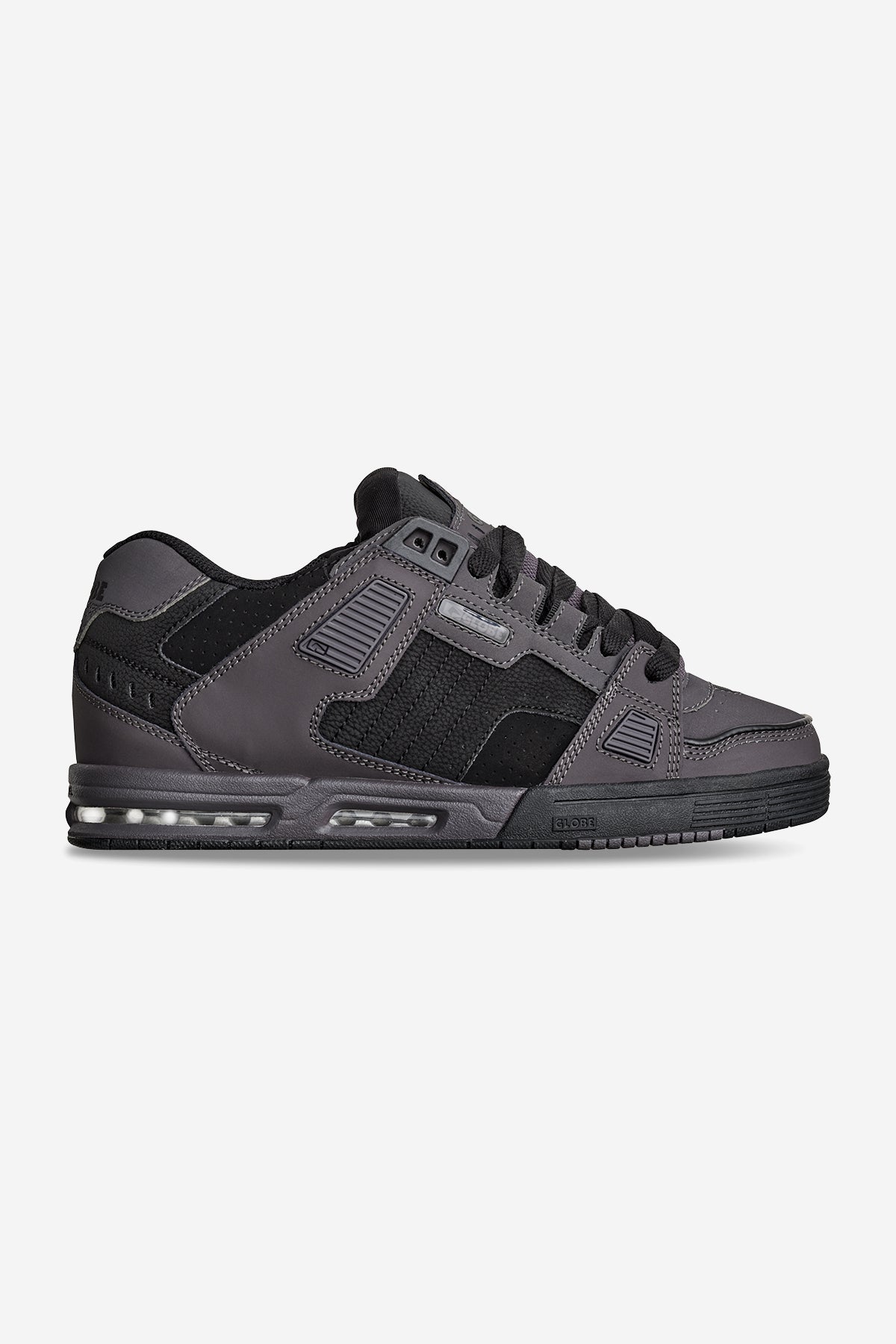 sabre black gunmetal skate shoes
