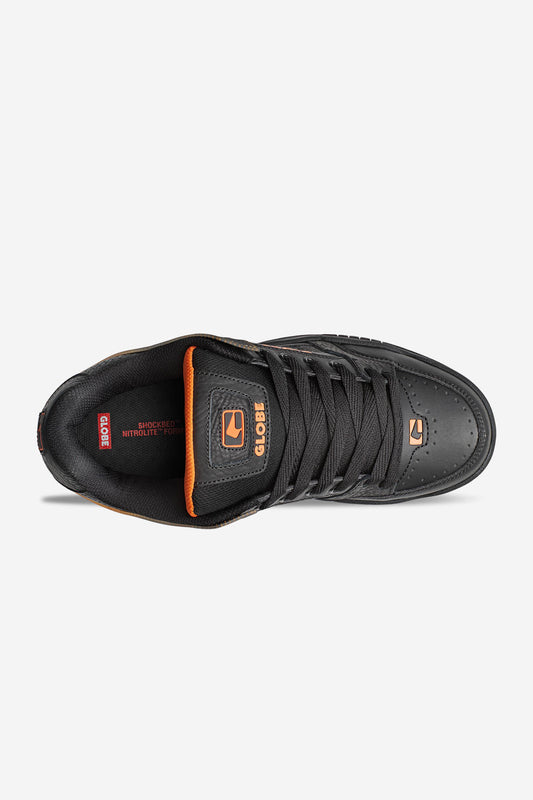 tilt schwarz orange fade skateboard Schuhe